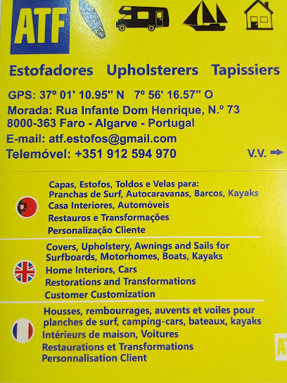 Estofos e Loja de estofos ATF Estofador Upholsterer Tapissier